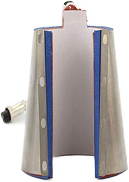 TopHomer Electric Mug Press Machine Accessory Aluminum Silica Gel Cylindrical and Conical Mug Heat Press for Multi-Function or Combination Heat Press Machines (17oz Latte)