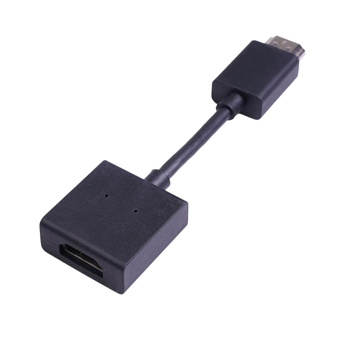 High-Speed Male to Female Extension Cable Plated Converter 4K Swivel Adapter Compatible with Streaming Stick, Black