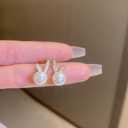 Cute Easter Earrings for Women, Trendy Statement Bunny Pearl Stud Earrings, Easter Outfits & Shirt Accessories for Women