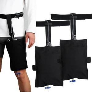 Urinary Drainage Bag Cover,Catheter Stabilization Device,Catheter Sleeve Urine Leg Bag Holder,Catheter Supplies,Catheter Bag Covers, Soft Diving Fabric, 2 Count,Recommended for Urologists