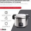 Winco 30 Cup Commercial-Grade Electric Rice Cooker