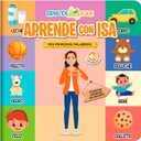 Aprende Peque Interactive Learning Book for Toddlers 14 | Aprende con Isa: Mis Primeras Palabras | Spanish Sound Book for Kids | Early Language Development Book