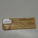 Retractable Plug-In Lightsaber Toy,Dual-Color LED Light Saber,2-in-1 Reversible Fingertip Spin Hilt Sword,Connectable Double-Blade Glory,Metallic Swung Play Cosplay Prop,Party Cool Lighting(1set)