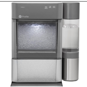 GE® Profile™ Opal™ 14" 24 lb. Stainless Steel Ice Maker