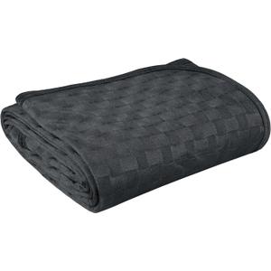 AmyHomie Cooling Blanket,Summer Blankets with Double Sided Cold Effect, Arc-Chill Q-Max>0.5 Cool Fiber, Breathable Lightweight Blankets for Hot Sleepers Night Sweats (Black)