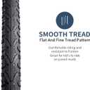 YUNSCM 2-PCS 16" Kid Bike Tires 16x1.75 47-305 Compatible with Road Bike Tires 16 x 1.75 Bicycle Tires