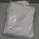 2Pack White Spandex Table Covers for 6 Foot Tables - 6 FT Universal Rectangular Fitted Stretch Tablecloth Protector, Washable and Wrinkle Resistant, Perfect for Trade Shows, Wedding, Party