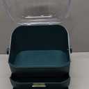 Makeup Organizers and Storage Make up Organizer for Vanity Cosmetics Skincare With Lid and Drawers Display Cases for Countertop Bathroom Women Teenager Girl Gifts(Dark Green)