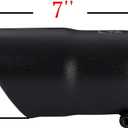 Black Exhaust tip -3.5'' Inlet Bolt on Design- Black Coated Stainless Steel Car Muffler Tips 3.5" ID x 4"OD x 7"L