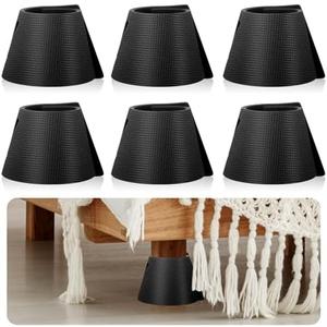 ReliThick 8 Pcs Bed Frame Leg Protectors Bed Frame Feet Covers Toe Bumpers Keep Your Toes from Hard Furniture Legs
