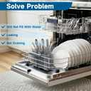 2 x Dishwashers Water Level Float Switch Assembly Compatible with Frigidaire Kenmore Crosley White-Westinghouse Gibson Kelvinator Dishwashers Replace#: 154773201