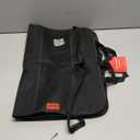 Lusso Gear Seat Back Protector - 2-Pack Kids Kick Mat & Car Seat Organizer - Waterproof Oxford Backseat Cover - 3 Mesh Pockets for Car Organization, Black