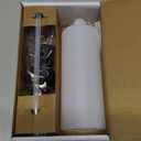 Built in Soap Dispenser for Kitchen Sink WEWE, Stainless Steel Brushed Nickel in Counter soap Dispenser Refill from The Top 10oz Large Liquid Bottle