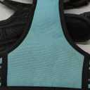 PoyPet No Pull Dog Harness, Reflective Comfortable Vest Harness with Front & Back 2 Leash Attachments and Easy Control Handle Adjustable Soft Padded Pet Vest for Small Medium Large Dogs (Mint Blue,M)