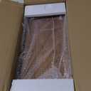 COLLECTIVE HOME - Storage Cabinet, Mini Countertop Cabinet, Wood Organizer for Kitchen Living Room Bedroom Bathroom Office with Magnetic Door, 14.5 x 6.5 x 10 (Brown)