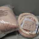 Mallify 5-in-1 Thick Plush Baby Play Gym Mat, Tummy Time Mat with 6 Sensory Toys, Baby Play Mat, Convertible Baby Gym for Stage-Based Development from Babies to Toddlers, Baby Essentials Gift, Pink