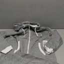 Kgromfy Adult Onesie Hooded Jumpsuit Family Couples Matching Pajamas Zipper Sleepwear One Piece Christmas Loungewear Light Grey Medium