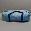 Elegear Beach Tent Sun Shelter with Canopy, 4-5 Person Pop Up Beach Tent, Easy Setup UPF 50+ UV Protection Portable Lightweight Double Silver Coating Beach Cabana Sun Shade Shelter - Sky Blue