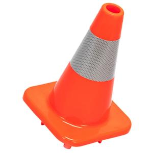 Traffic Cone Safety Cone for Drivers Training Driveway Markers Plastic Base Rv Car Safety Tool