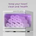 Towel Warmer, 8L Hot Towel Warmers for Facials, Salon Towel Warmers for Spa and Home, Barbershop, Esthetician.(White)