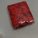 Tatuo 16 Pcs Faux Fur Pom Poms for Hat 4 Inches Large Fluffy Pom Balls for Craft Knitting Beanie Shoe Scarf Bag Pompom Valentine Keychain Charm Winter DIY Accessory (Red)