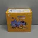 105Pcs Kids Kitchen Toy Accessories, Toddler Pretend BBQ Camping Cooking Playset, Play Pots, Pans, Utensils Cookware Toys, Play Food Set, Vegetables, Learning Gift for Girls Boys (Pink)