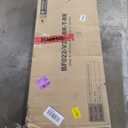 Rolanstar Twin Bed Frame with Headboard, LED Bed with Bookcase Storage and Charging Station, Metal Platform Bed with Glass Shelves, No Box Spring Needed, Noise-Free, Black