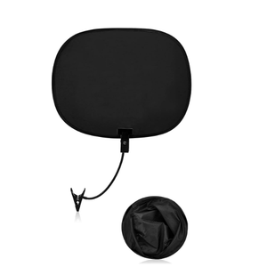 Amylove 1 Pcs Laptop Sun Shade, Laptop Visor for Working Outside with Flexible and Adjustable Clips Stand Shade Cover for Notebook Portable Computers Beach Chairs, Pets and Strollers (Black)