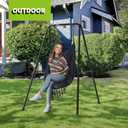 Taleco Gear Swing Stand, Max Load 330lbs, Heavy Duty ,Outdoor or Indoor Hanging Hammock Chair Stand only,Hammock Chair not Include(Black)