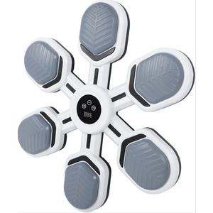 KT THERMO Music Boxing Machine for Adults and Kids, Bluetooth Music Punching Machine with Gloves, Interactive Punching Trainer, 9 Modes & 9 Speeds, White