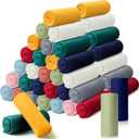 Kinlop 60 Packs Throw Blanket Bulk 60 x 50 Inch, Classic Color, Large