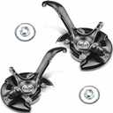 2PCS Front Steering Knuckle & Wheel Bearing Hub Assembly Fits Honda Accord 2008-2012, Acura TSX 2009-2014, Replace # 44600TA0A00, 45255TA0A00, 51210TA0020, 51215TA0020, 698-447, LK051,698-446 LK052 (Front Pair)