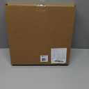 Topkey 12" Wooden Look Wall Clock Silent Non-Ticking 3D Numbers Colorful Decorative Round Clock for Living Room, Bedroom and Office Battery Not Included - Light Brown