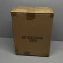 WhatsBedding Mattress Topper Cover (Only Cover),2-3 Inch Zippered Mattress Topper Protector, Ultra-Soft, Breathable, Removable with Straps, CertiPUR-US Certified Queen