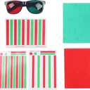 Red Green Vision Therapy,Amblyopia Vision Cards,Semme Eye Training Cards for Myopia, Strabismus, and Amblyopia with Red Green Glasses