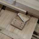 Backyard Discovery Sweetwater Cedar Wooden Kids Playhouse Cottage with Play Kitchen, Snack Bar, Half Door, Toy Phone, Windows, Flowerpot Holders, and Working Doorbell for Outdoor Imaginative Play (Light Brown)