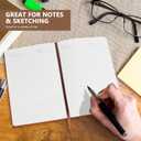 Christian Notebook Gifts for Women Men,Religious Bible Verse Notebook,Faith Prayer Journal for Women Christian Easter Gifts School Supplies (A4 Cross Brown)