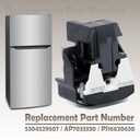 5304529507 Starting Relay and Overload Compatible with Frigidaire Refrigerator FFTR1814WB1 FFTR1814WB2 FFTR1814WW1 FFTR1820VB0 Replaces AP7033330 PS16620630