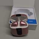 Haqquio Wireless Earbuds, Bluetooth Headphones with Deep Bass Stereo, 48H Playback Ear Buds with LED Power Display, Lightweight, IPX7, in-Ear Earphones with Mic for iPhone/ Android/ iPad, Light Pink