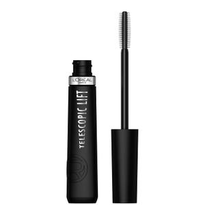 LOral Paris Telescopic Lift Washable Mascara, Lengthening and Volumizing Eye Makeup, Lash Lift with Up to 36HR Wear, Black, 0.33 Fl Oz