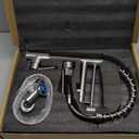 Kitchen Faucet with Pull Down Lock Sprayer, Single Handle High Pressure Brushed Nickel Kitchen Faucet, Double-Headed Spring Stainless Steel Kitchen Sink Faucets