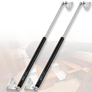 ARANA 30 inch 200LB Gas Struts Shocks Spring with Mounting Brackets, 30" 200 Pound Hydraulic Lift Support for Heavy Duty Lid Storage Box Trap Door Floor Hatch Kicthen Door(Fit 160-220lb Lid), 1 Pc