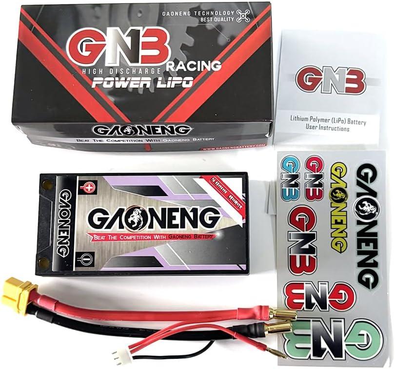 GNB high Energy 2S 7.6V 4000mAh LiPo Battery 130C Suitable for RC Car RC Model