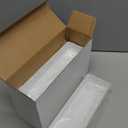 4 Pack Plastic Drawer Organizer 9.5 x 3 x 1.4 Inch Tabletop Organizer Tray Stationery Holder White Half Accessory Tray Stackable Storage Container for Vanity Office Home Utensils Gadgets Shelf Kitchen