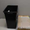 YJHome Pull Out Trash Can Under Cabinet with 31Qt 8Gal Garbage, Under Sink Trash Can with Soft-Close Slides, Cabinet Trash Can Pull Out Kit with Door Mounting Kit for Minimum Opening 12" W (Single)