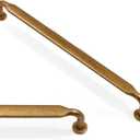 10 Pack Antique Brass Cabinet Pulls 10 Inch(254mm) Kitchen Cabinet Handles Solid Zinc Alloy Cabinet Hardware Drawer Pulls