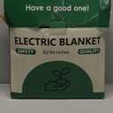 Electric Blanket Twin - 62"x84" Fast Heating Blankets Throw with 5 Heating Levels & 10 Hours Auto Off FCC/ETL Certified Overheat Protection Heated Blanket Twin, Great Gift to Grandma, Charcoal Grey