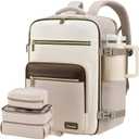 LOVEVOOK Travel Backpack For Women,40L Carry On Backpack Flight Approved,TSA Personal Item Travel Bag Fits 17 Inch Laptop,Business Weekender Overnight Daypack with Toiletry Bag and Cubes