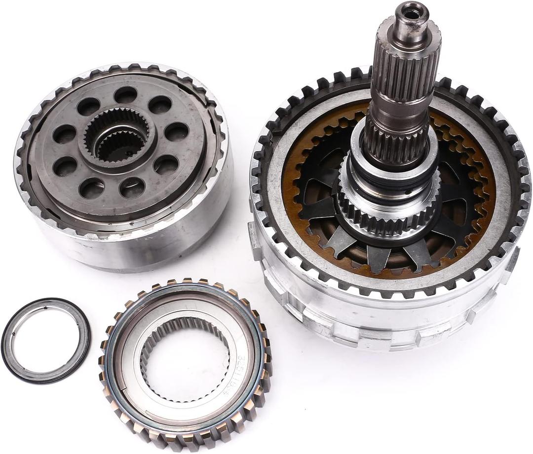 62TE Transmission Clutch Drum Input Drum Kit -68376696AA Transfer ShaftPlanets & New Low Drum 5078709AB Compatible With V-W Chrysler Dodge Sebring
