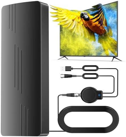 Amazon.com: TV Antenna Indoor, 2800+ Miles Long Range 360 Reception : Electronics